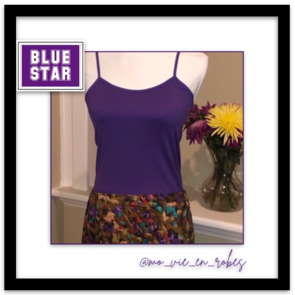 🌞 Blue Star Clothing Co Purple Summery Tank Cami